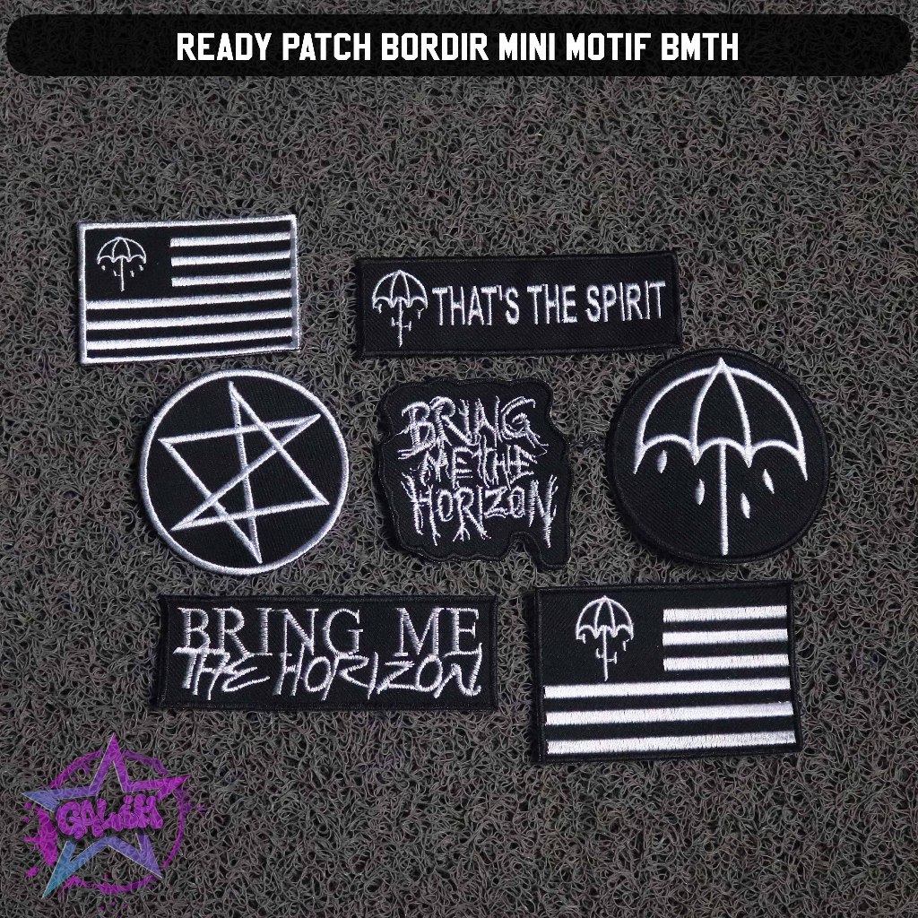 PATCH BORDIR MUSIK EMBLEM PREMIUM BORDIR BMTH