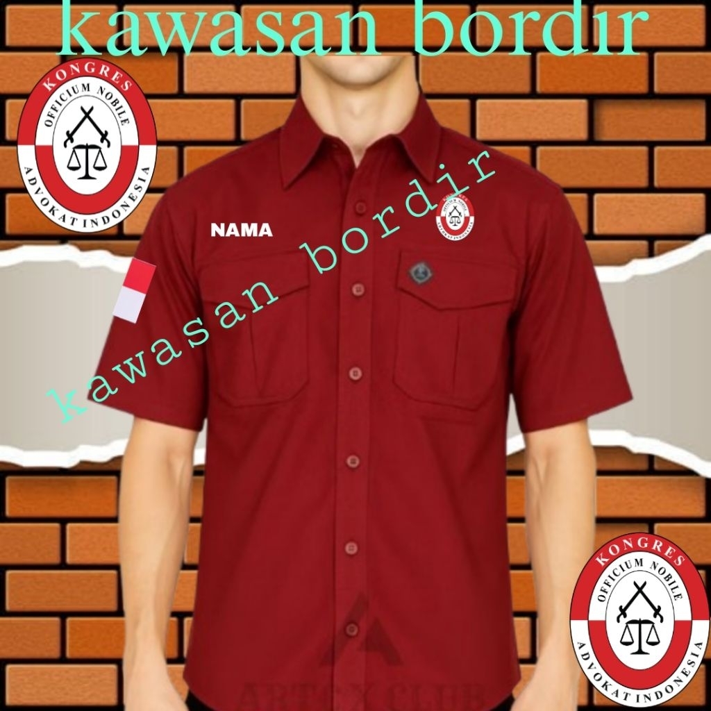 Premium kemeja tactical advokat Indonesia kemeja advokat seragam advokat baju advokat pdh advokat fu