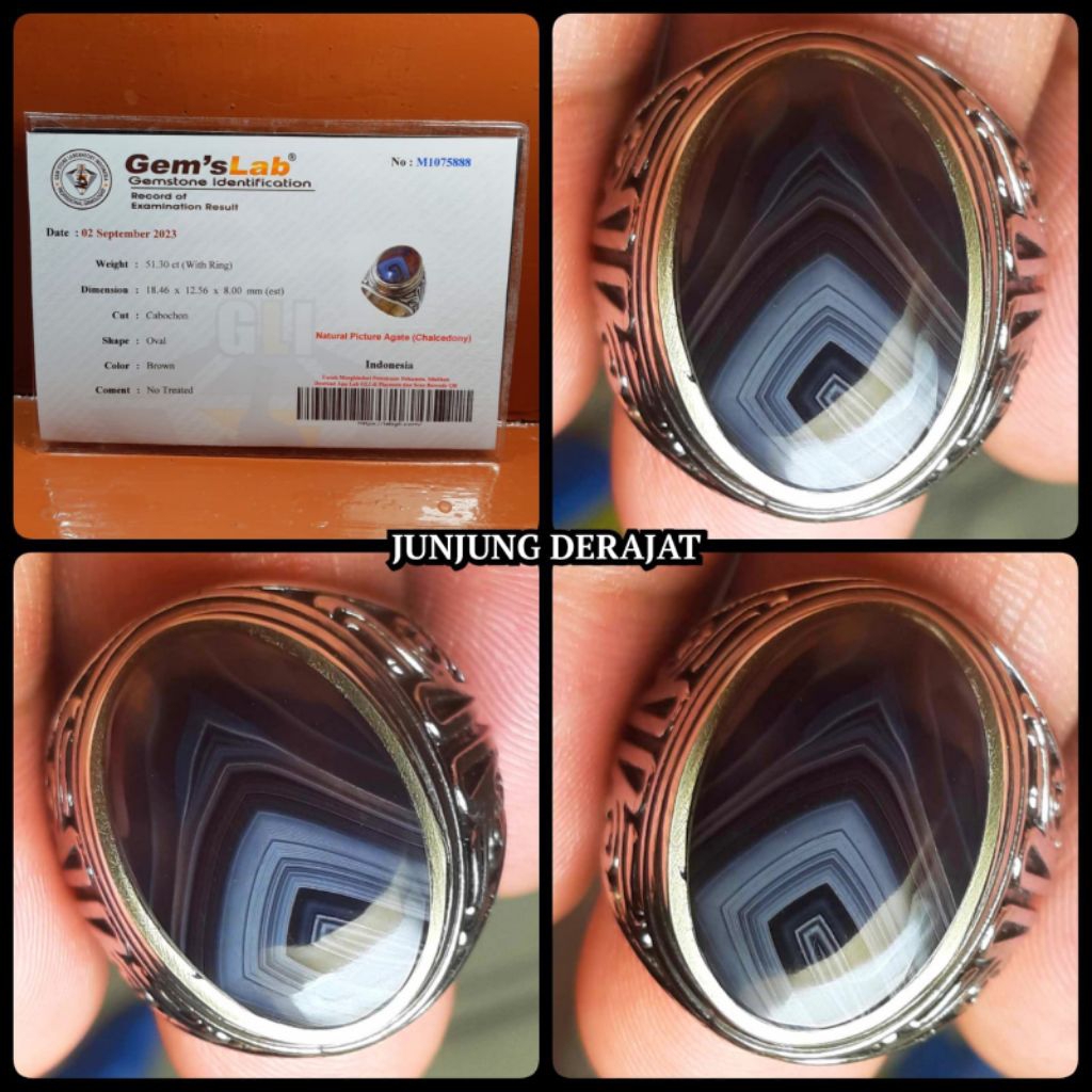 ASLI 100% BATU JUNDER YAMAN HITAM SUPER KONTES.