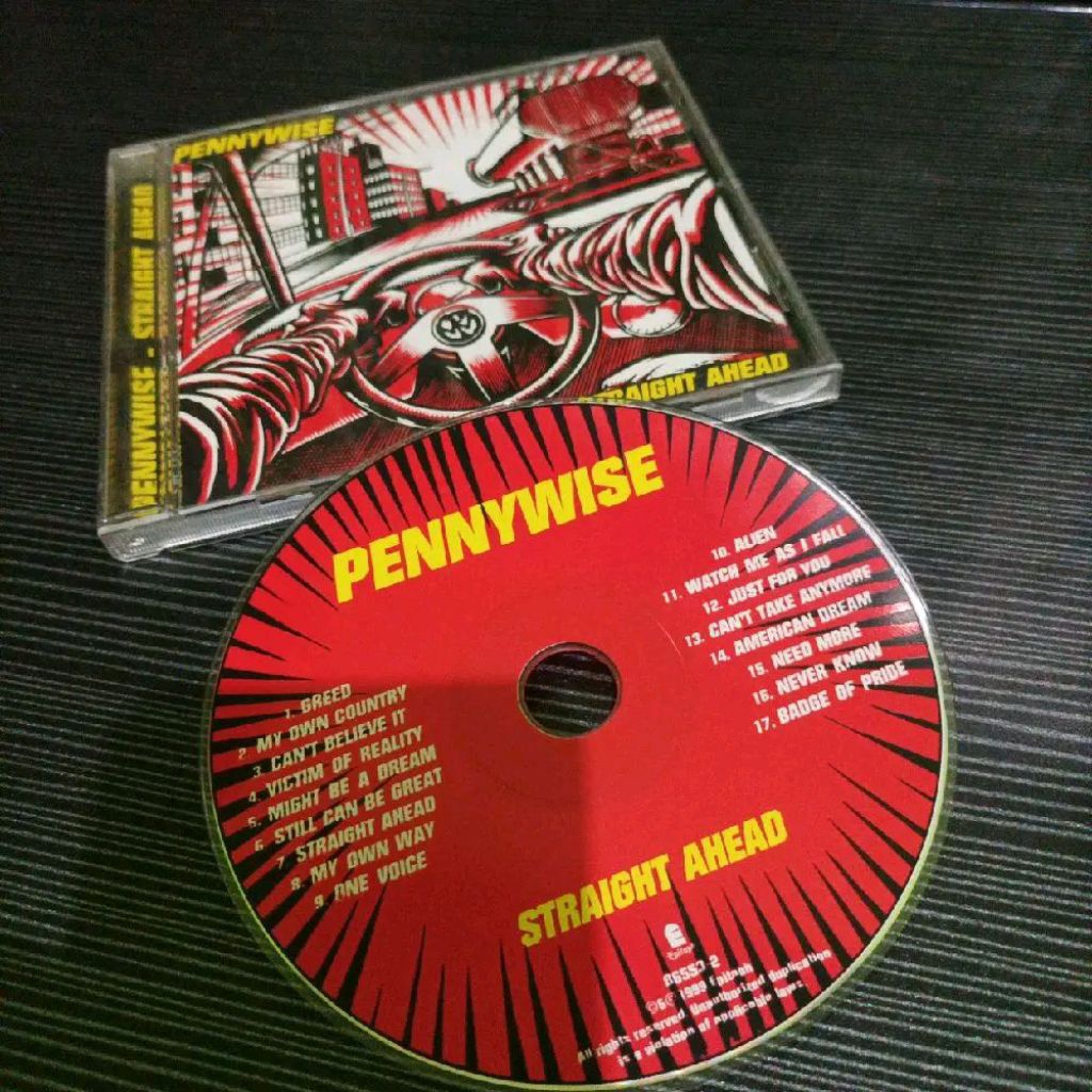 CD PENNYWISE - STRAIGHT AHEAD / USA RELEASES