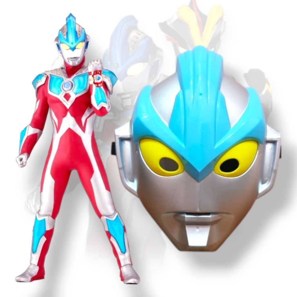 Mainan Topeng cosplay Ultraman ginga Lampu and suara