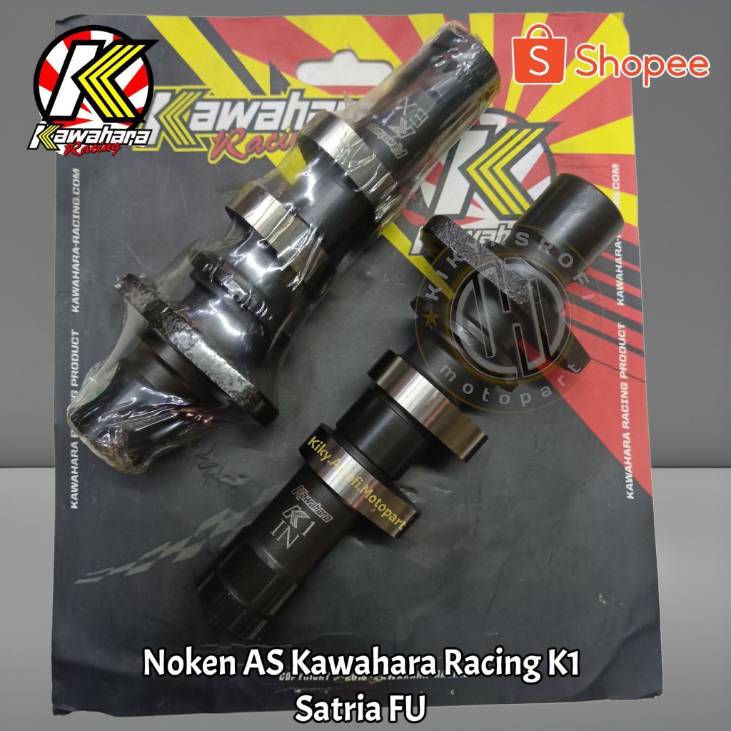 Noken As Kawahara Racing K1 Original Satria FU 150 (Set IN & EX)