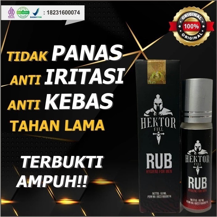 Obat Kuat Oles Bpom HEKTOR Obat Penguat Alatmu Tahan Lama Ber cinta 1 jam Anti Ejakulasi dini