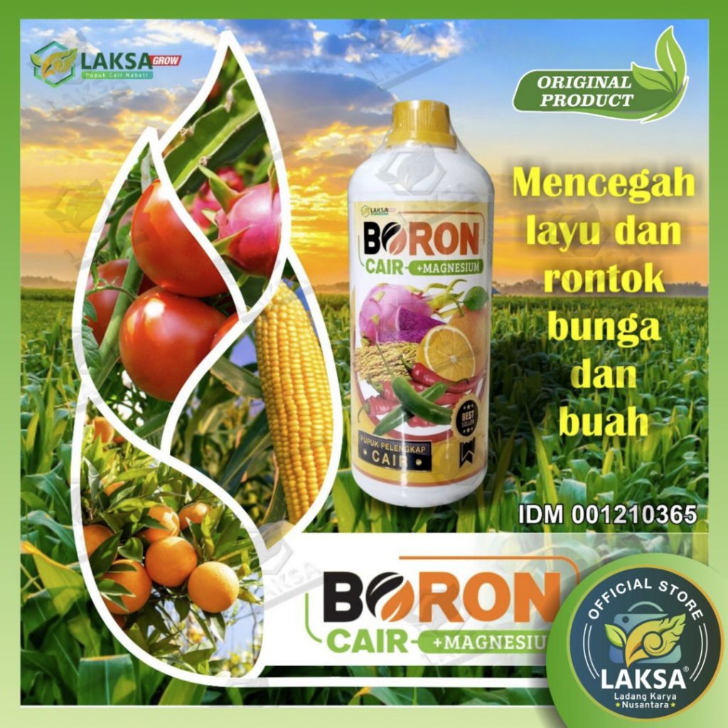 PUPUK PELENGKAP BORON CAIR + MAGNESIUM