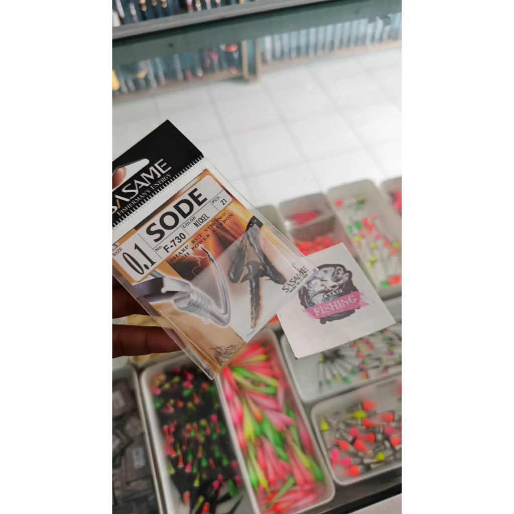 Kail Pancing Sasame Sode F-730 Tajam Anti Mocel Khusus Ikan Micro - Sode 0.1