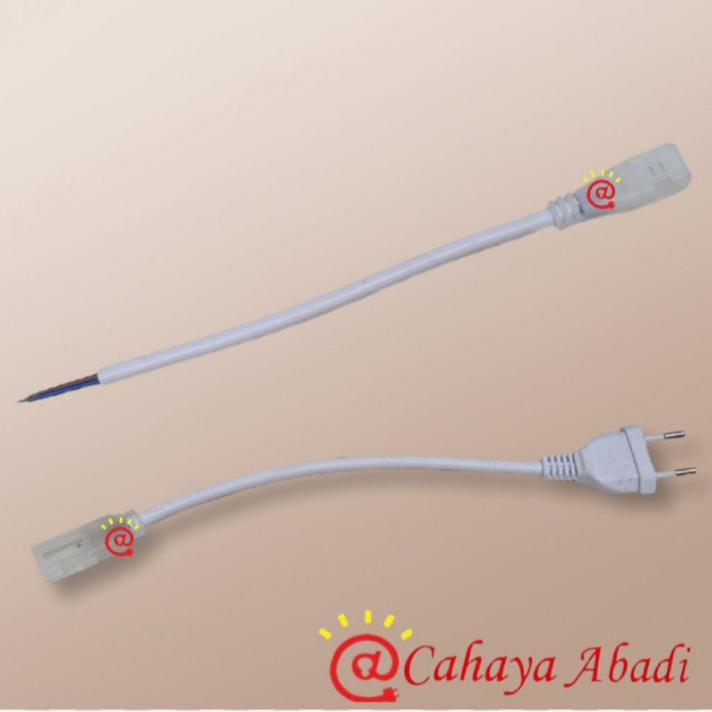 Soket Strip LED 3535 2835 220V Direct Tanpa Adaptor / Colokan LED Strip 2835 3535 220V Direct