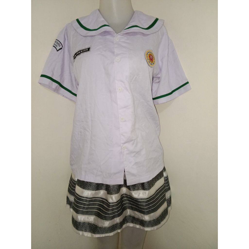 baju sekolah sailormoon neck pecinta budaya