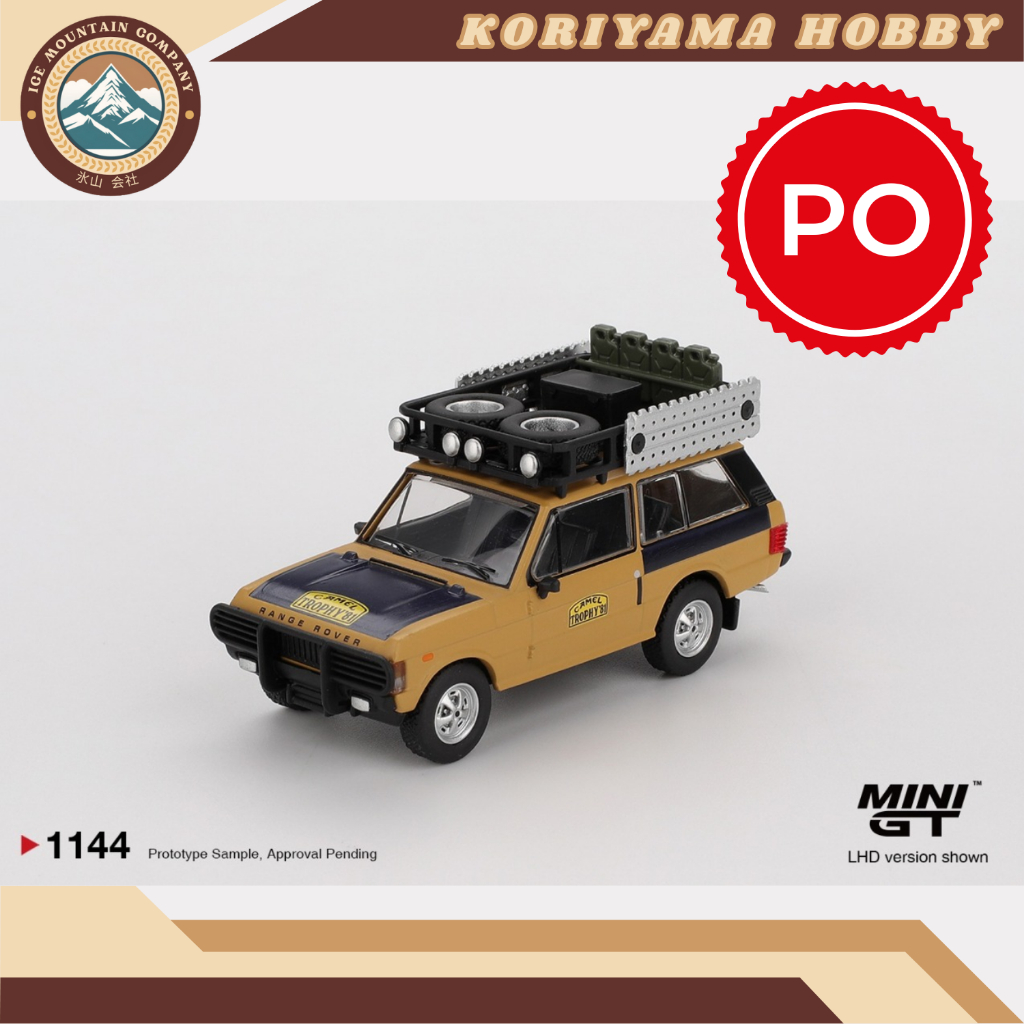 Mini GT 1144 Range Rover 1981 Camel Trophy Sumatra C.Swoboda & K.Mentel Winner MiniGT