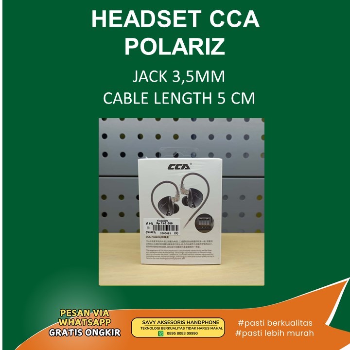 HEADSET CCA POLARIZ