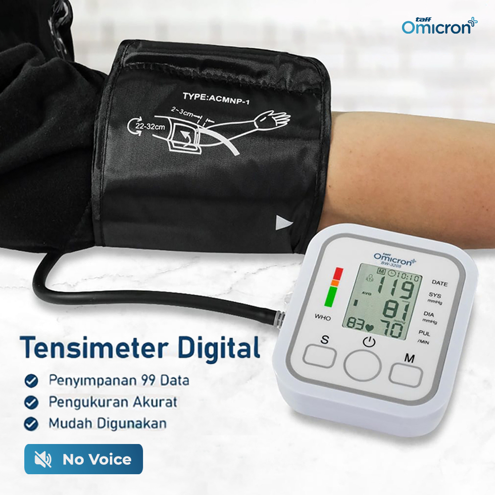 Pengukur Tekanan Darah OMHRG7WH Electronic Sphygmomanometer - ZK-B869 - White