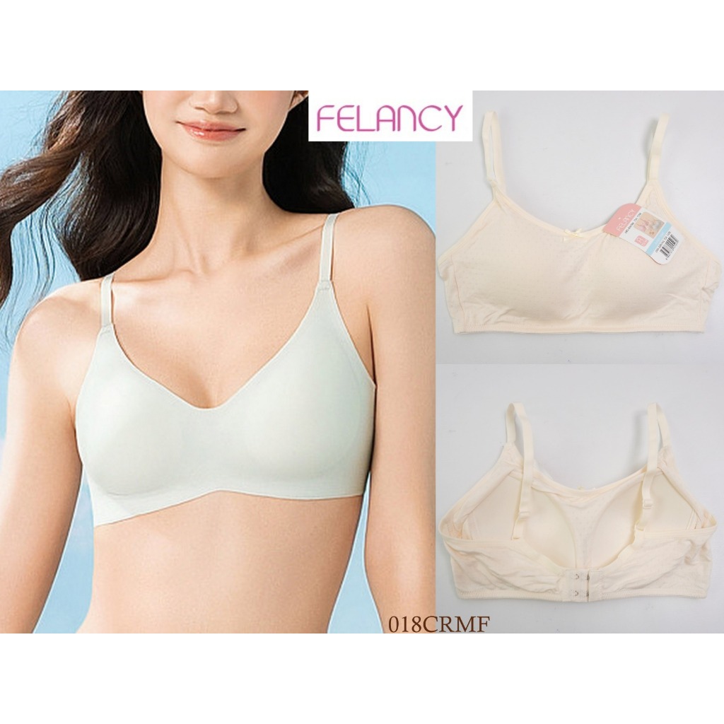 Miniset / Bra Junior Full Cup Tanpa Kawat Busa Tipis Felancy sz 32A 34A 36A Halus Lembut Pakaian Dal