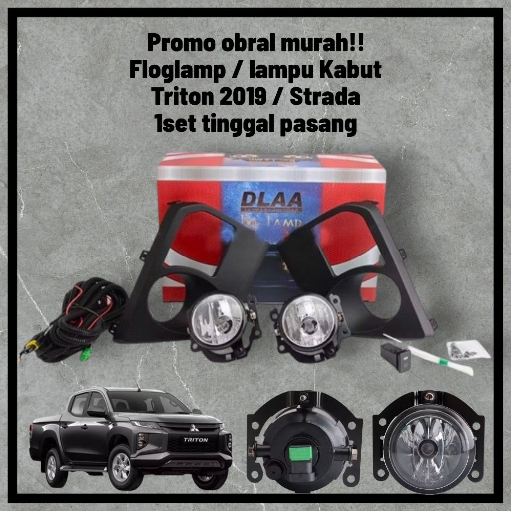 promo obral floglamp Triton-strada / lampu kabut Triton / lampu kabut strada