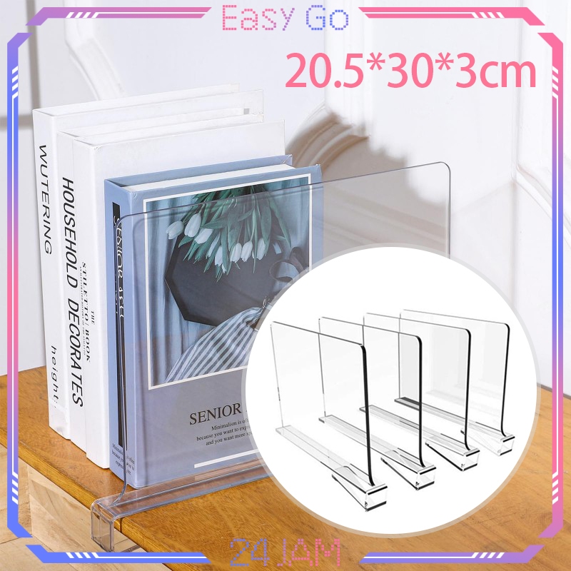 Partisi Lemari Pakaian Serbaguna Sekat Lemari Akrilik Transparan Penyekat Lemari Pakaian Pembatas Le