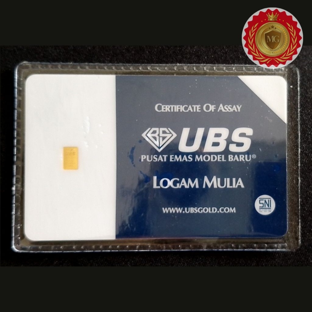 emas logam mulia UBS 0,1 gr gram