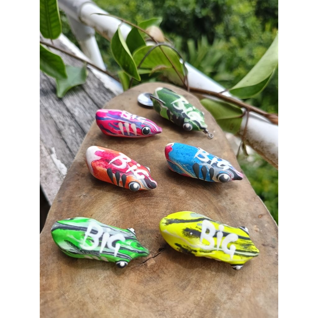 Grosir Umpan Casting Soft frog BigBos 5cm pasti Gacor  BONCOS NO