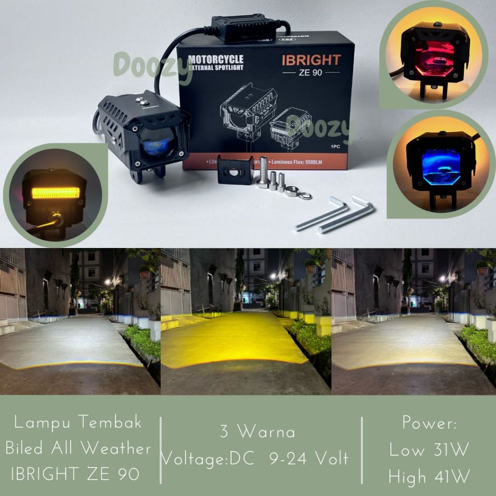 IBRIGHT ZE 90 - Lampu Tembak Biled