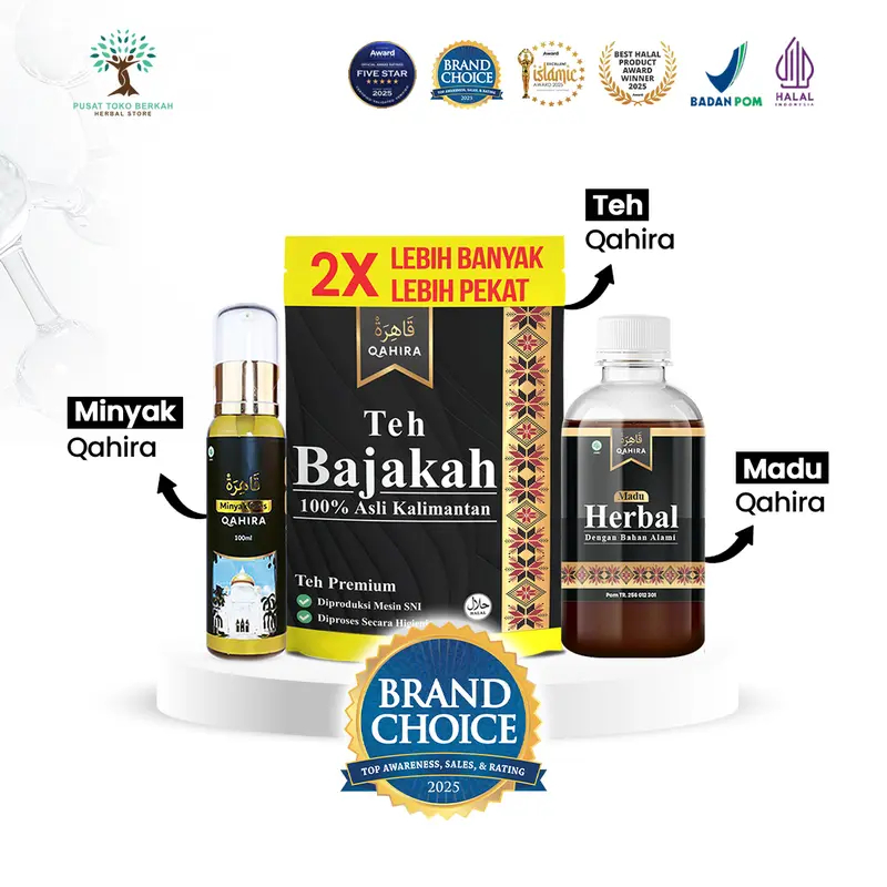 QAHIRA Herbal Benjolan Minyak Untuk Kista MIOM BPOM