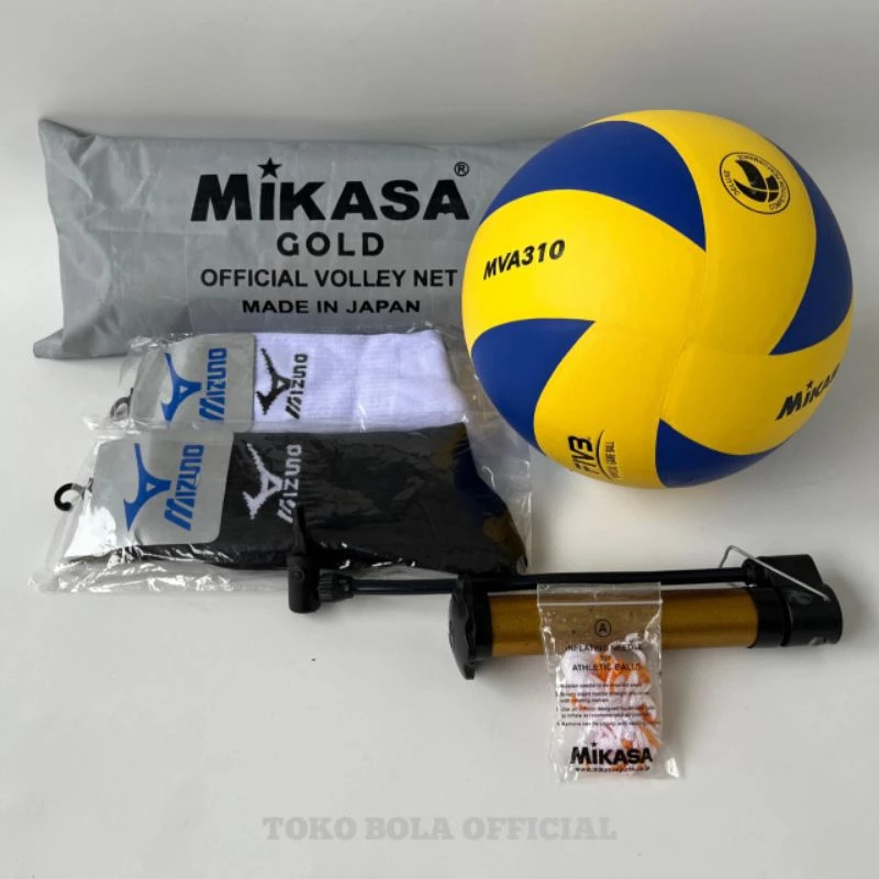 1 Set Net Voli Import & Bola Voli MIKASA PROLIGA Original Size 5