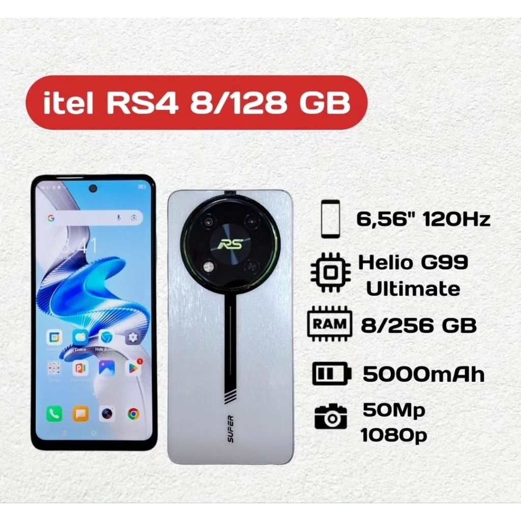 itel RS4 8/128 GB ( second )