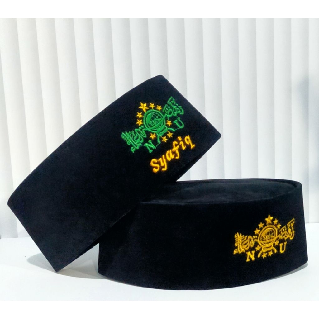 Peci Songkok Presiden Anak dan Dewasa Gratis bordir Nama