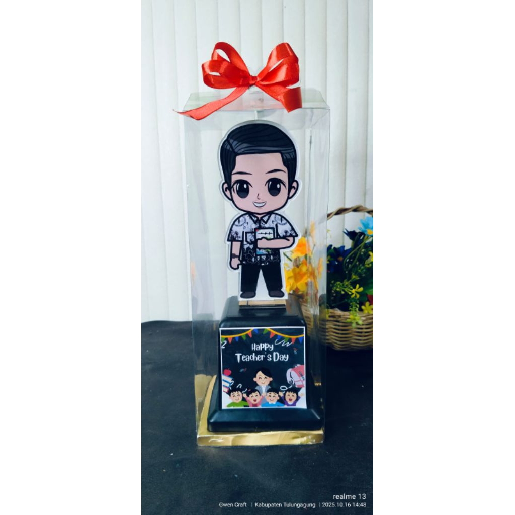 Piala hari guru/sovenir hari guru/piala akrilik