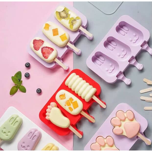 Cetakan Es Krim Karakter silicone