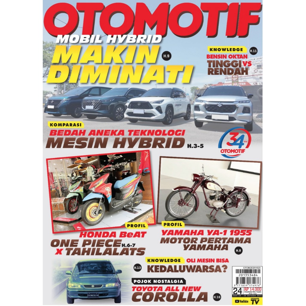 Tabloid Otomotif edisi Oktober 2025 - Otomotif No.24