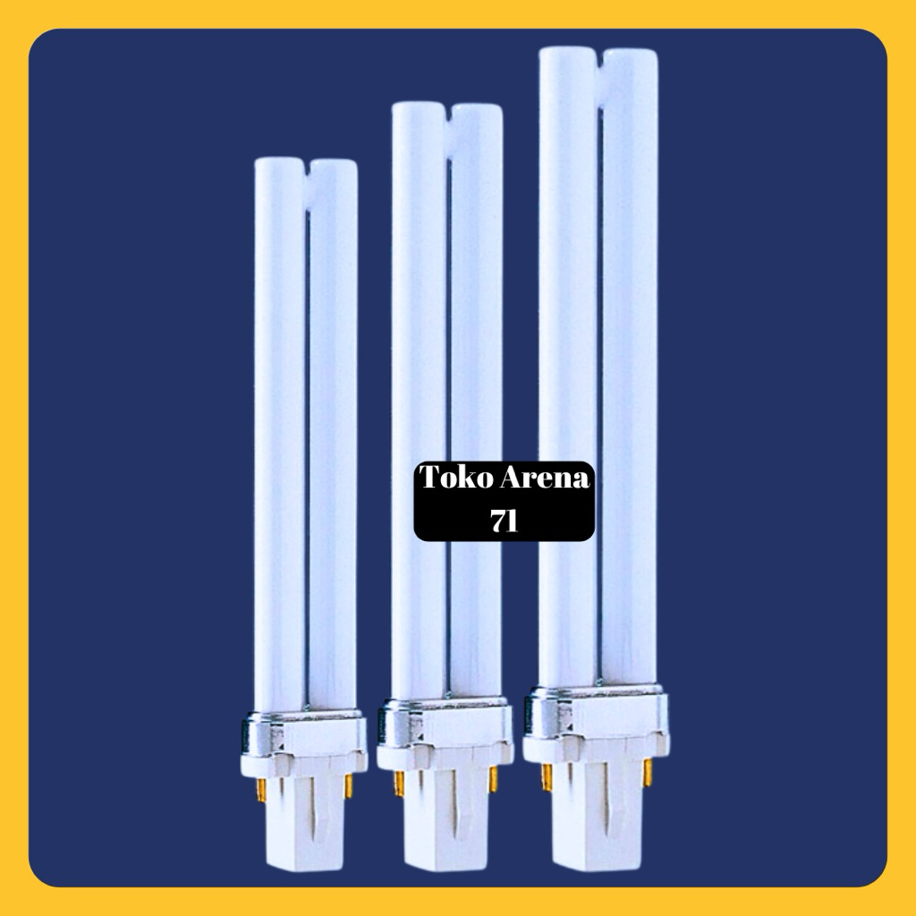 LAMPU TUSUK 2 PIN 7 9 11 Watt PHILIPS MASTER PL-S PLS 2P 7W 9W 11W Tipe 840 Putih Semu Kuning Fittin