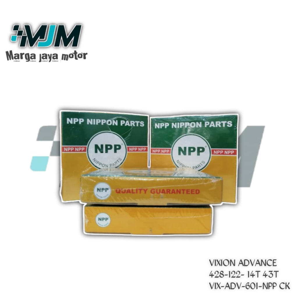 Gear Set + Rantai NPP Vixion Advance 2015