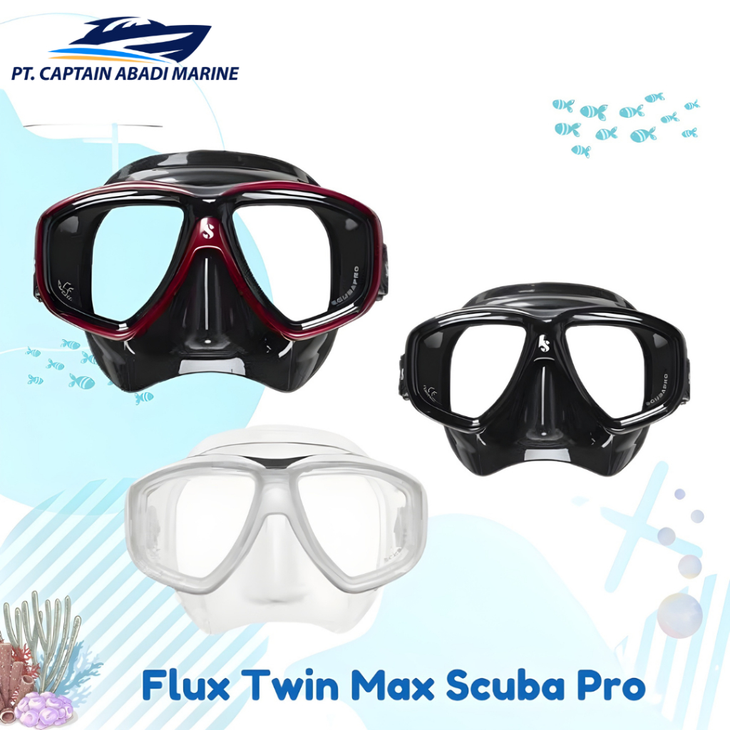 Kacamata Selam Masker diving SCUBAPRO Diving Mask Flux Twin