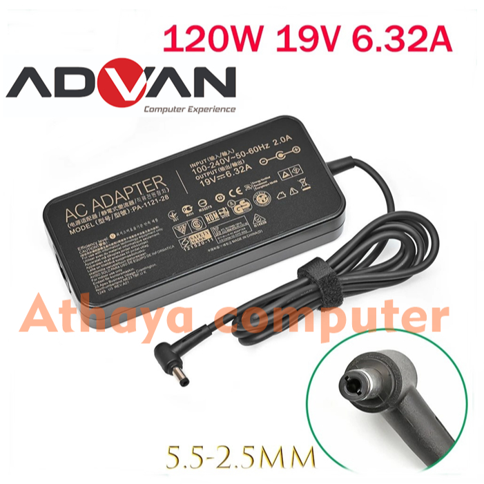 Power Adaptor PC All In one Advan Force One AMD Ryzen 5 6600 120W