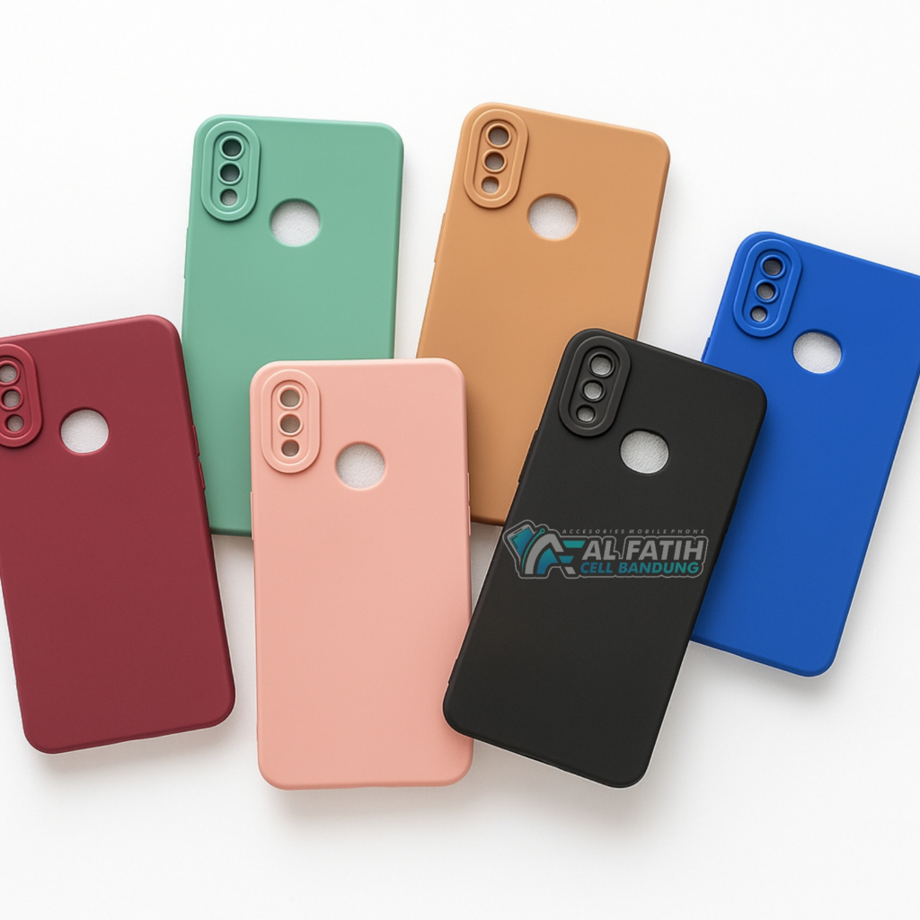 Case Samsung A10S Softcase Pro Camera - Candy Case - Casing Macaron - Case Polos - Silikon Hp