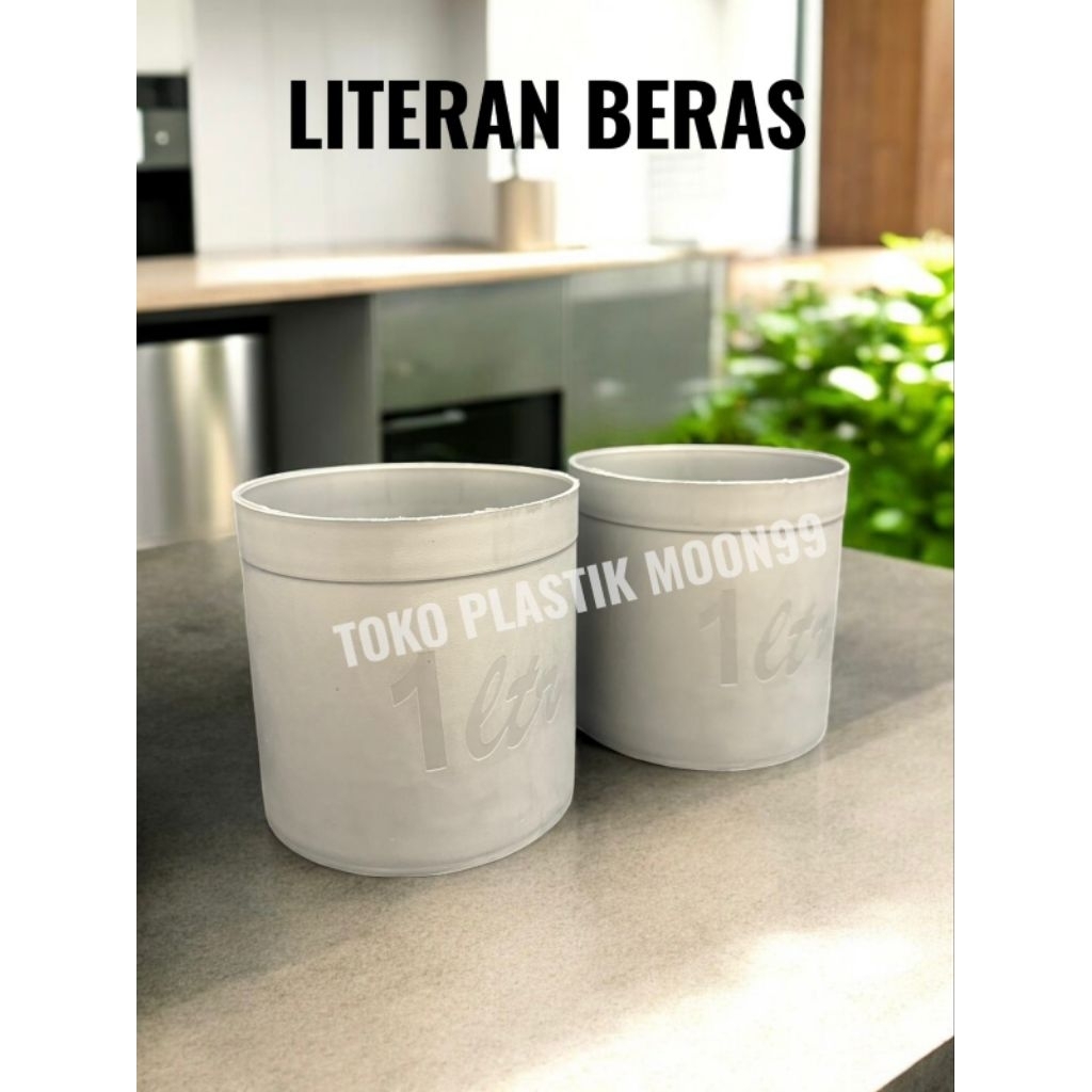 LITERAN BERAS 1LITER PLASTIK