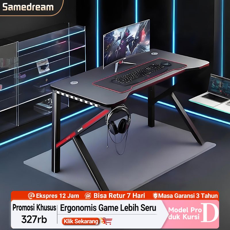 Meja Gaming Minimalis Modern untuk Kantor dan BelajarMeja Komputer Meja Laptop