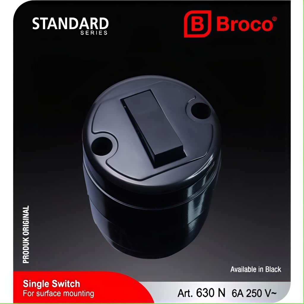 Broco OB Saklar Engkel 630N Outbow Hitam (K)