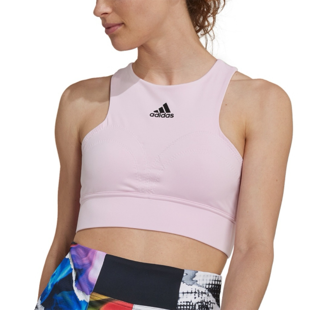 Adidas US Series Crop Tank in Pink Size M Size L - Atasan Tennis Adidas Crop Tee Adidas Tennis Adida