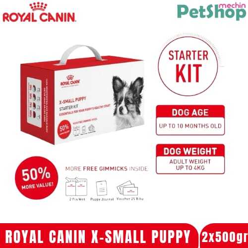 Royal Canin Xsmall Starter Puppy Kits / Paket Hemat Royal Canin