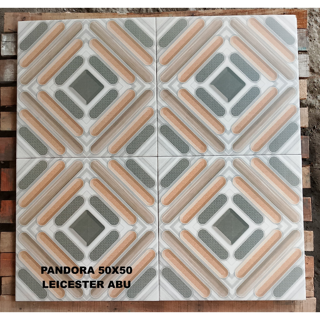 KERAMIK PANDORA 50X50 LEICESTER ABU EXP Keramik lantai keramik lantai 50x50 keramik kasar keramik ga