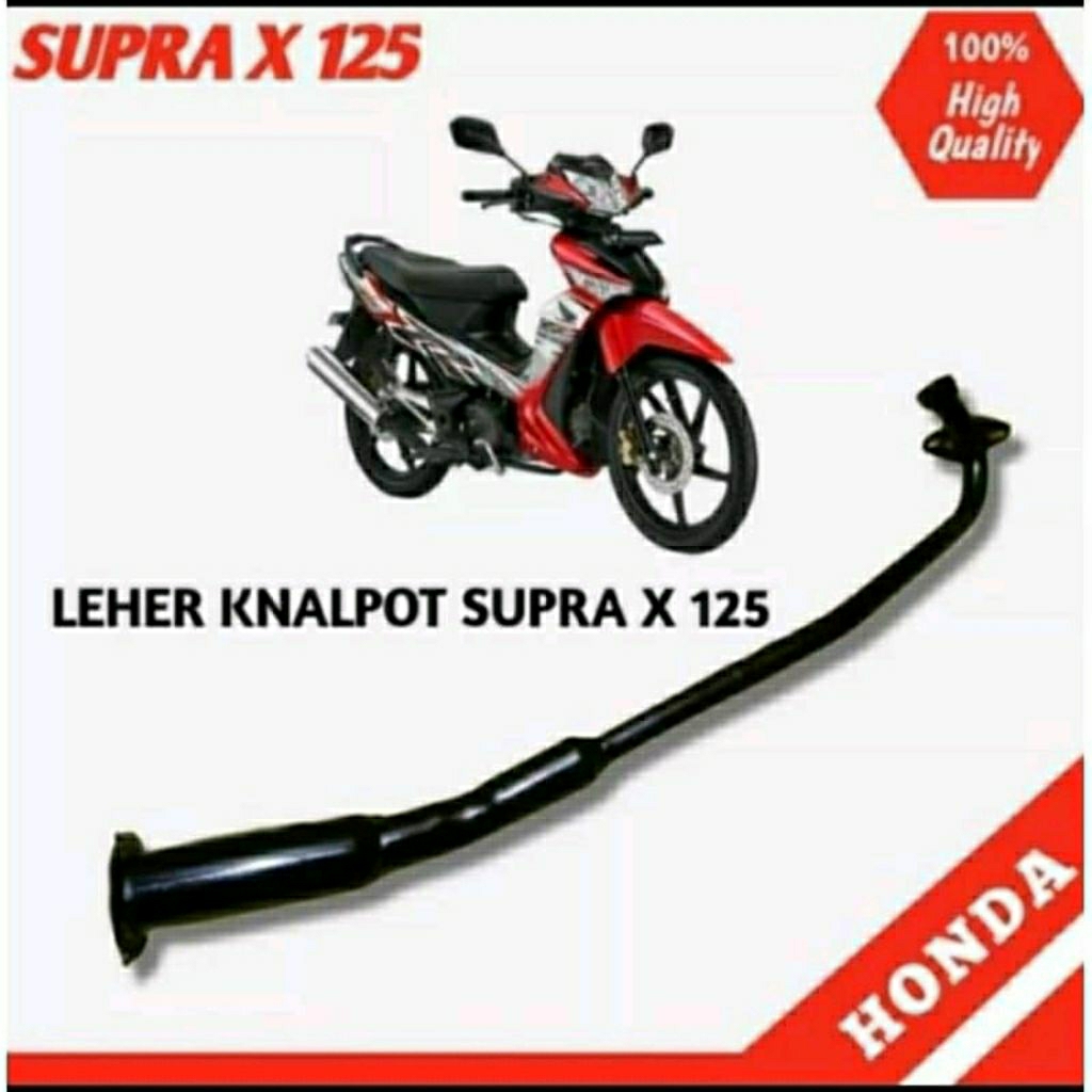Leher Knalpot Supra X 125 Original Besi Tebal