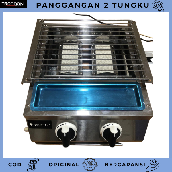 YONGKANG Kompor panggangan 2 tungku