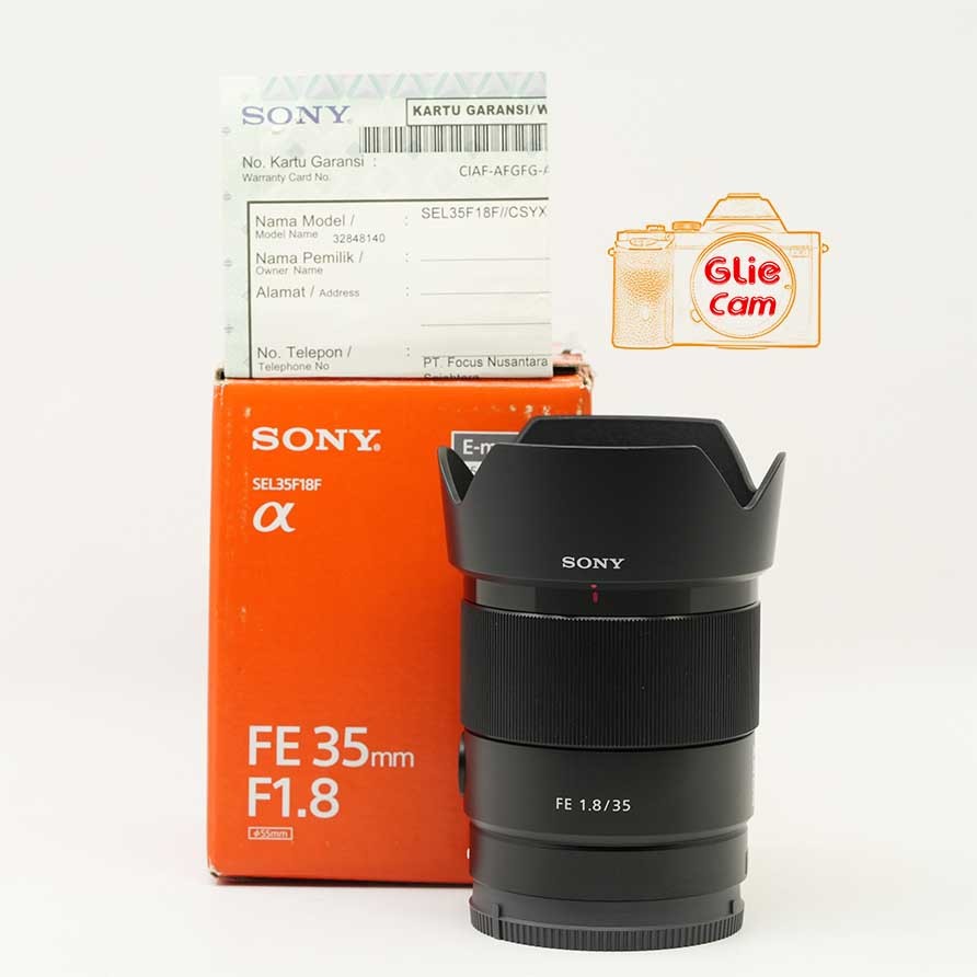 Sony FE 35mm f1.8 not 28mm Second