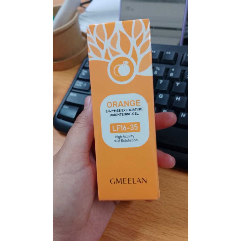 Gmeelan Skincare Orange Exfoliating Peeling Gel FREE 3pcs Sea Buckthorn stick
