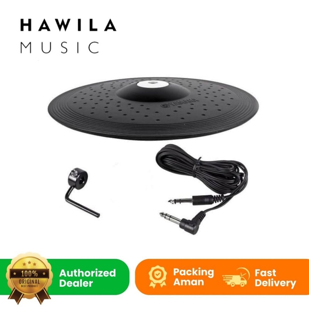 Cymbal Drum Elektrik YAMAHA PCY135 PCY 135  13" 3Zone Cymbal Pad Cymbal Yamaha ORIGINAL