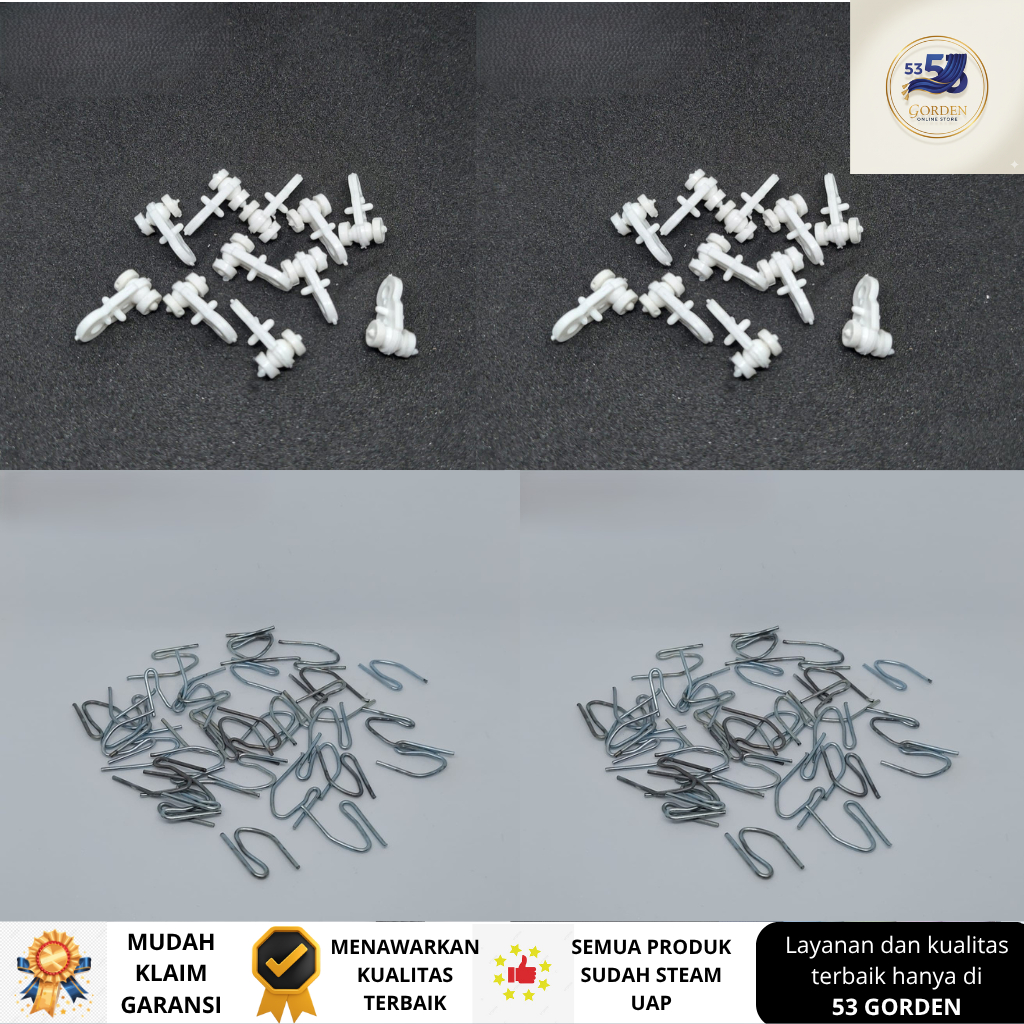 Cantelan kawat rel gorden batang kotak/oval/alkan alumunium