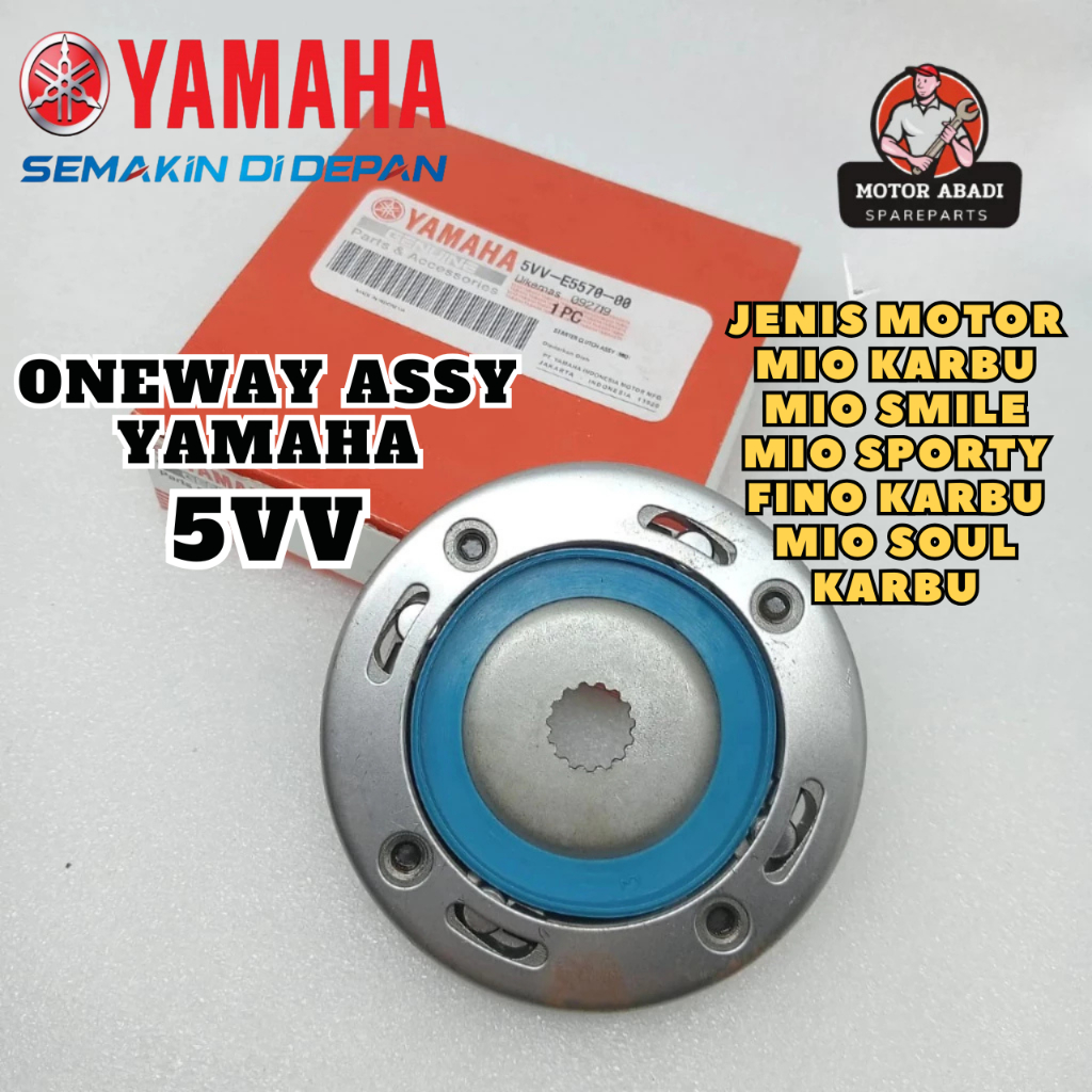 5VV-E5570-00 ORIGINAL Oneway Assy Starter Rumah Pelor Starter 5VV Yamaha Mio Karbu Mio Smile Mio Spo