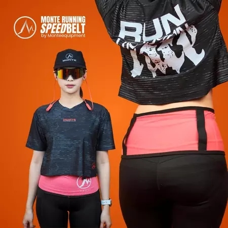 Running Belt Monte Equipment - Ikat Pinggang Olahraga - Speedbelt Monte Equipment