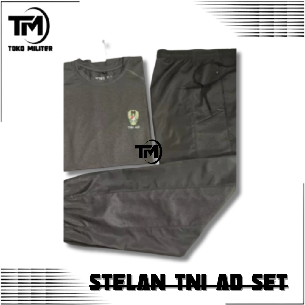 Set Pakaian Olahraga Pria Original JATAH Celana Olahraga Pria Terbaru Celana Training TNI AD
