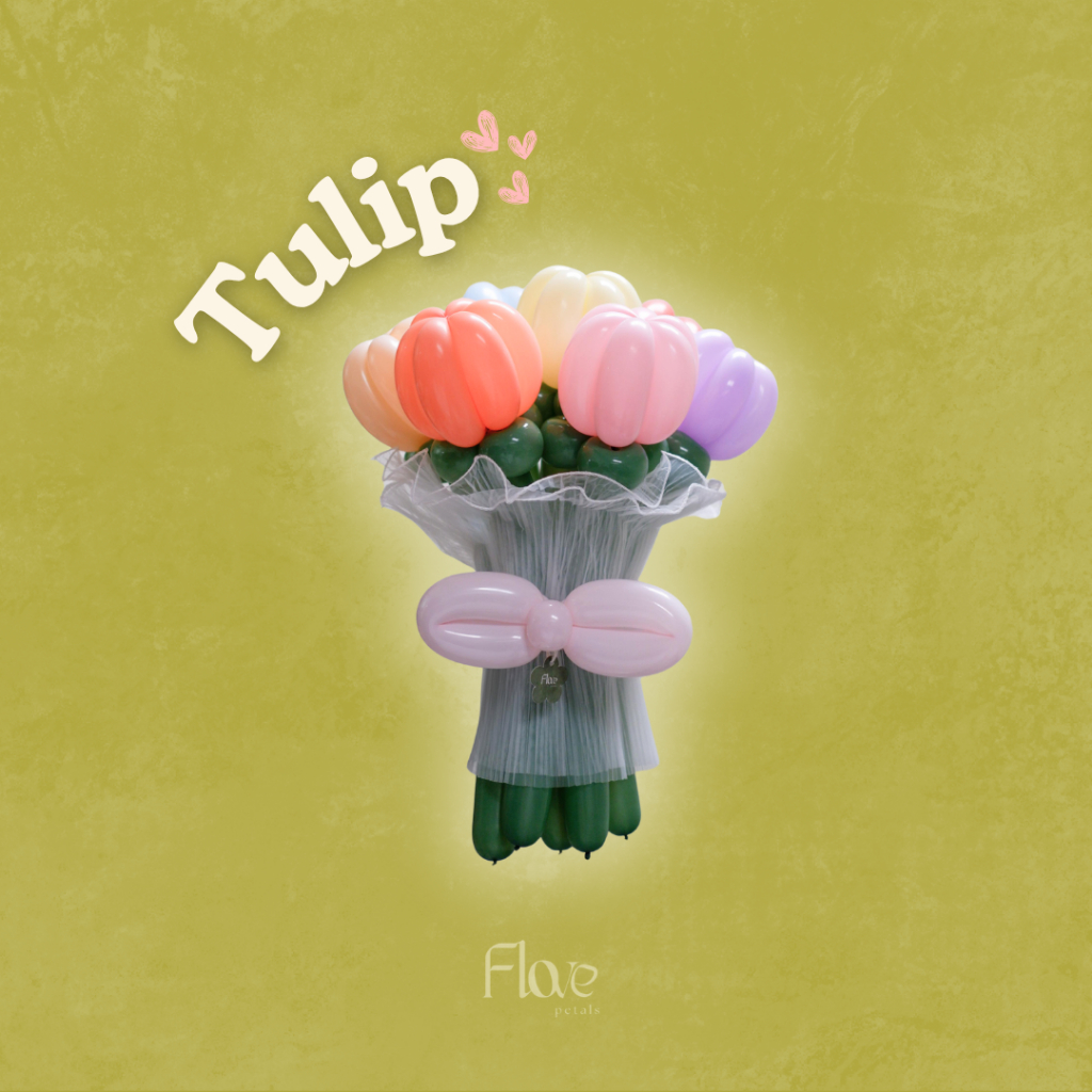 BUKET TULIP BALON BANDUNG | flowers ballon | flowers ballon viral / buket bunga kekinian wisuda ulan