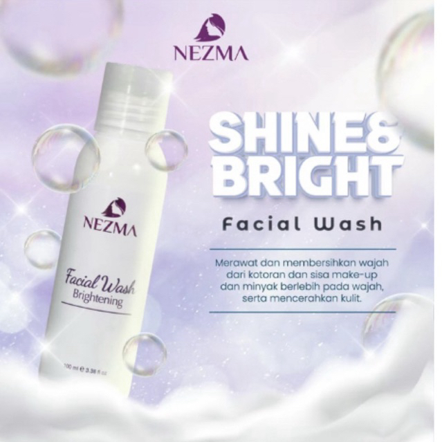 Facial wash brightening Nezma by rmc