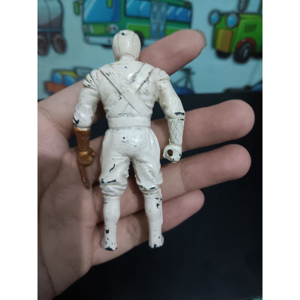figure ninja chapmei putih jadul vintage